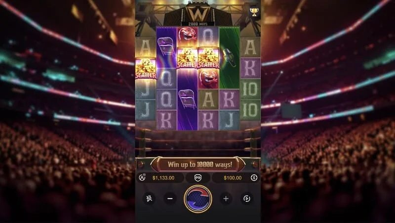 Reel Royale Showdown – keturi Scatter, suaktyvinantys papildomą raundą